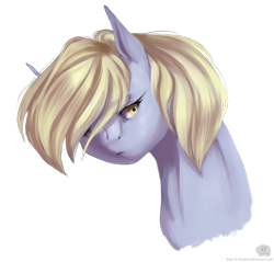 Size: 902x861 | Tagged: safe, artist:11-shadow, imported from derpibooru, derpy hooves, pony, bust, female, simple background, solo, transparent background