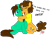 Size: 678x528 | Tagged: safe, artist:hufflepuffrave, imported from derpibooru, cheese sandwich, oc, oc:pencil sketch, earth pony, pony, canon x oc, duo, eyes closed, female, hug, male, one eye closed, simple background, straight, transparent background