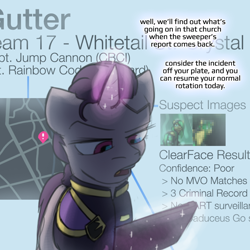 Size: 800x800 | Tagged: safe, artist:captainhoers, imported from derpibooru, oc, oc only, oc:atom smasher, cyborg, pegasus, unicorn, the sunjackers, cyberpunk, female, mare