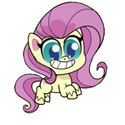 Size: 400x400 | Tagged: safe, edit, edited screencap, editor:larryboyfan1996, imported from derpibooru, screencap, fluttershy, pony, my little pony: pony life, background removed, female, mare, simple background, solo, transparent background