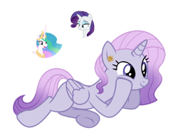 Size: 1280x992 | Tagged: safe, artist:tenderrain-art, artist:tenderrain46, imported from derpibooru, oc, alicorn, pony, female, magical lesbian spawn, mare, offspring, parent:princess celestia, parent:rarity, parents:rarilestia, simple background, transparent background