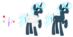 Size: 1024x521 | Tagged: safe, artist:sapphiretwinkle, imported from derpibooru, oc, oc only, oc:atom fizz, pony, unicorn, clothes, lab coat, male, simple background, solo, stallion, transparent background
