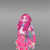 Size: 2048x2048 | Tagged: safe, artist:monstermaster13, imported from derpibooru, pinkie pie, human, 3d, bare chest, breasts, cleavage, clothes, dress, female, humanized, party dress, solo, topless