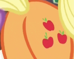 Size: 1139x907 | Tagged: safe, imported from derpibooru, screencap, applejack, applebutt, butt, butt only, cropped, grainy, low quality, pictures of butts, plot