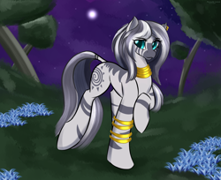 Size: 2920x2380 | Tagged: safe, artist:renarde-louve, imported from derpibooru, zecora, pony, zebra, alternate hairstyle, cute, ear piercing, female, high res, mare, piercing, solo, zecorable