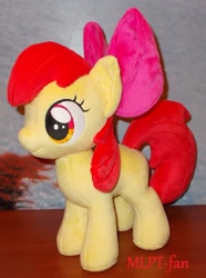 Size: 1016x1368 | Tagged: safe, artist:calusariac, imported from derpibooru, apple bloom, pony, irl, photo, plushie, solo