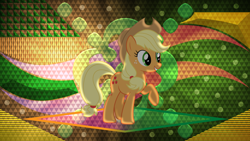 Size: 3840x2160 | Tagged: safe, artist:djdavid98 edits, artist:laszlvfx, edit, imported from derpibooru, applejack, pony, female, solo, wallpaper, wallpaper edit