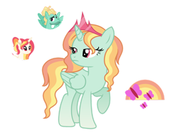 Size: 1280x991 | Tagged: safe, artist:tenderrain-art, artist:tenderrain46, imported from derpibooru, zephyr breeze, oc, alicorn, pony, crown, female, jewelry, mare, regalia, simple background, transparent background