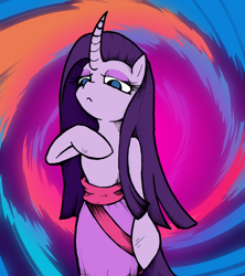 Size: 1590x1789 | Tagged: safe, artist:backgrounds-ponies, imported from derpibooru, rarity, twilight sparkle, anthro, unicorn, female, fusion, solo