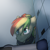 Size: 800x800 | Tagged: safe, artist:captainhoers, imported from derpibooru, oc, oc only, oc:jump cannon, oc:rainbow code, cyborg, earth pony, pegasus, pony, the sunjackers, cyberpunk, female, male, mare, stallion