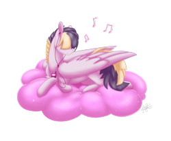 Size: 1122x923 | Tagged: safe, artist:scarletsfeed, imported from derpibooru, songbird serenade, pegasus, pony, my little pony: the movie, cellphone, cloud, listening, phone, simple background, smartphone, transparent background