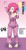 Size: 984x1860 | Tagged: safe, alternate version, artist:oldskullkid, imported from derpibooru, part of a set, pinkie pie, human, equestria girls, barefoot, breasts, busty pinkie pie, cleavage, clothes, feet, female, humanized, pajamas, solo