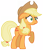 Size: 5563x6533 | Tagged: safe, artist:estories, imported from derpibooru, applejack, earth pony, pony, absurd resolution, applejack's hat, cowboy hat, female, floppy ears, hat, mare, raised hoof, simple background, solo, transparent background, vector