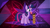 Size: 3840x2160 | Tagged: safe, artist:anime-equestria, artist:laszlvfx, edit, imported from derpibooru, twilight sparkle, alicorn, pony, donut, food, mouth hold, solo, twilight sparkle (alicorn), wallpaper, wallpaper edit