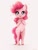 Size: 2413x3217 | Tagged: safe, artist:miokomata, imported from derpibooru, pinkie pie, earth pony, pony, bipedal, blushing, chest fluff, colored hooves, cute, diapinkes, ear fluff, female, heart, high res, looking at you, mare, neck fluff, open mouth, smiling, solo, standing on two hooves