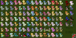 Size: 3550x1800 | Tagged: safe, artist:zethbsoul, imported from derpibooru, apple bloom, applejack, berry punch, berryshine, big macintosh, bon bon, braeburn, bright mac, bulk biceps, button mash, carrot cake, carrot top, cheerilee, cherry jubilee, cloudy quartz, coco pommel, coloratura, cookie crumbles, cozy glow, cup cake, daisy, daring do, daybreaker, derpy hooves, diamond tiara, discord, dj pon-3, doctor horse, doctor stable, doctor whooves, fancypants, firelight, flash sentry, fleur-de-lis, flower wishes, fluttershy, golden harvest, granny smith, kerfuffle, king sombra, lightning dust, lily, lily valley, limestone pie, lord tirek, lyra heartstrings, marble pie, maud pie, mayor mare, minuette, moondancer, ms. harshwhinny, nightmare moon, octavia melody, pear butter, petunia petals, photo finish, pinkie pie, pipsqueak, posey shy, pound cake, princess cadance, princess celestia, princess flurry heart, princess luna, pumpkin cake, queen chrysalis, quibble pants, rainbow dash, rarity, roseluck, saffron masala, sassy saddles, scootaloo, screwball, shining armor, silver spoon, sky stinger, soarin', songbird serenade, spitfire, starlight glimmer, stellar flare, strawberry sunrise, sugar belle, sunburst, sunny skies, sunset shimmer, sweetie belle, sweetie drops, tempest shadow, time turner, torque wrench, tree hugger, trixie, twilight sparkle, twilight velvet, vapor trail, vinyl scratch, windy whistles, zecora, zephyr breeze, oc, oc:apogee, oc:aurora, oc:cream heart, oc:delta vee, oc:fluffle puff, oc:kristalical emalyn, oc:krystel, oc:m-47, oc:milky way, oc:moira, oc:moo chan, oc:seredash, oc:yuko, oc:zeth b. soul, bat pony, cow, pony, pony town, princess molestia, my little pony: the movie, applecow, applejack's hat, bat ponified, big moocintosh, braemoo, bright moocintosh, bull biceps, button moo, carrot cow, cheericow, cherry moobilee, clothes, cookie cowbells, countess coloratura, cow bon, cowbelle, cowberry sunrise, cowbloom, cowboy hat, cowcow pommel, cowdy quartz, cowfuffle, cowified, cowloratura, cowra, cowrin', cowrrot top, cowsey shy, cowtavia, cozy cow, cup cow, dairy punch, daring moo, derpy moo, diamoo tiara, discow, doctor mooves, fleur-de-lait, flutterbat, fluttercow, granny smooth, hat, heifer breeze, king moobra, lily vealey, limoostone pie, lord tirecow, mayor moo, moo-nuette, mooble pie, moobreaker, mood pie, moodancer, moofire, moolky way, nightmare moo, pear udder, pincow pie, pinkamena diane pie, pound cow, princess cowdance, princess cowlestia, princess flurry cow, princess moolestia, princess moona, pumpkin cow, queen cowsalis, race swap, rainbovine dash, rapidash twilight, rara, raricow, saffron moosala, scootamoo, scowball, shining armoo, species swap, starlight glimmoo, sugar veal, sunset shimmoo, tempest shacow, tree mooger, trixie lulamoo, trixie's hat, twilight sparcow, twilight vealvet, vinyl cow, wall of tags, zecowra