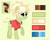 Size: 2500x1992 | Tagged: safe, artist:lambyarts, artist:lambydwight, imported from derpibooru, oc, oc only, oc:milli, earth pony, pony, clothes, earth pony oc, eponafest, female, jacket, mare, reference sheet, simple background, smiling, solo