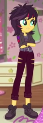 Size: 146x410 | Tagged: safe, imported from derpibooru, screencap, sunset shimmer, costume conundrum, equestria girls, equestria girls series, spoiler:eqg series (season 2), converse, cropped, female, shoes, solo, vampire shimmer