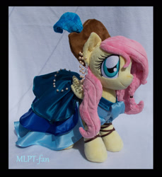 Size: 1532x1676 | Tagged: safe, artist:calusariac, imported from derpibooru, fluttershy, pony, clothes, dress, irl, photo, pirate fluttershy, plushie, solo