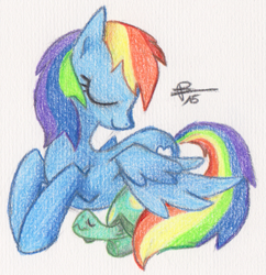 Size: 529x546 | Tagged: safe, artist:combothebeehen, imported from derpibooru, rainbow dash, tank, cuddling, eyes closed, hug, winghug