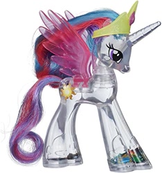 Size: 425x454 | Tagged: safe, imported from derpibooru, princess celestia, female, glitter, irl, merchandise, photo, toy, transparent