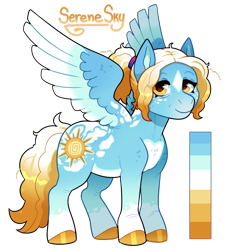 Size: 640x700 | Tagged: safe, artist:lastnight-light, imported from derpibooru, oc, oc only, oc:serene sky, pegasus, pony, female, mare, simple background, solo, transparent background, two toned wings, wings