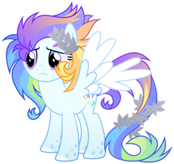 Size: 3113x2942 | Tagged: safe, artist:rerorir, imported from derpibooru, oc, oc only, pegasus, pony, seraph, female, mare, multiple wings, simple background, solo, white background