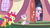 Size: 1920x1080 | Tagged: safe, imported from derpibooru, screencap, aloe, apple bloom, scootaloo, sweetie belle, the big mac question, cutie mark, cutie mark crusaders, food, pie, sheepish grin, the cmc's cutie marks, unamused