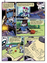 Size: 768x1024 | Tagged: safe, artist:andypriceart, idw, imported from derpibooru, cactus rose, crystal (character), dust devil (comic), marini, meadowbrook, medley brook, rockhoof, star swirl the bearded, zecora, siren, spoiler:comic90, ball, casabronco, crystal (g4), dust devil (idw), female, necronomicon, nonbinary, preview, season 10, zebrazebar