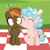 Size: 1209x1209 | Tagged: dead source, safe, edit, imported from derpibooru, button mash, cozy glow, earth pony, pegasus, pony, beanie, blush sticker, blushing, cheek kiss, colt, cozymash, cute, female, filly, foal, hat, kiss on the cheek, kissing, male, picnic blanket, shipping, straight, this will end in tears