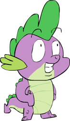Size: 259x442 | Tagged: safe, artist:patrickbobsponge, imported from derpibooru, spike, dragon, baby dragon, male, simple background, solo, transparent background