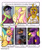 Size: 1660x2000 | Tagged: safe, artist:gnomehuts, imported from derpibooru, fluttershy, human, pegasus, pony, six fanarts, animatronic, axe, bust, chica, clothes, crossover, cupcake, face mask, female, five nights at freddy's, food, hat, male, mare, mask, michael afton, necktie, purple guy, scarf, ticci-toby, toy chica, vincent, weapon