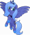 Size: 6316x7180 | Tagged: safe, artist:inaactive, artist:pumpkinpieforlife, imported from derpibooru, princess luna, pony, absurd resolution, crown, cute, female, floating, flying, jewelry, lunabetes, movie accurate, peytral, regalia, s1 luna, simple background, solo, sparkles, spread wings, transparent background, vector, wings