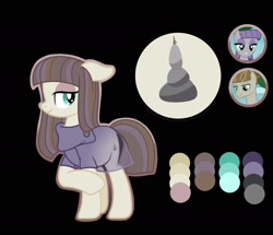 Size: 1896x1628 | Tagged: safe, artist:staricy097, imported from derpibooru, maud pie, mudbriar, oc, pony, clothes, female, mare, offspring, parent:maud pie, parent:mud briar, parents:maudbriar, reference sheet