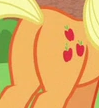 Size: 99x108 | Tagged: safe, imported from derpibooru, screencap, applejack, applebutt, butt, cropped, cropped tail, episode needed, picture for breezies, plot