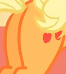 Size: 233x262 | Tagged: safe, imported from derpibooru, screencap, applejack, applebutt, butt, butt only, cropped, pictures of butts, plot
