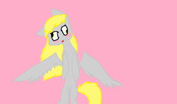 Size: 824x484 | Tagged: safe, artist:pawstheartest, imported from derpibooru, derpy hooves, pegasus, pony, :p, blushing, female, mare, solo, tongue out