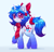 Size: 1559x1496 | Tagged: safe, artist:gempainter32, imported from derpibooru, oc, oc only, oc:diamond nella, pony, unicorn, bow, butt, cheek fluff, chest fluff, clothes, cute, cutie mark, diamond, digital art, ear fluff, ear piercing, earring, eye clipping through hair, featureless crotch, female, gradient hooves, gradient mane, hair bow, heart, ibispaint x, jewelry, light blue background, looking at you, mare, ocbetes, piercing, plot, raised hoof, scarf, signature, simple background, solo, tail bow