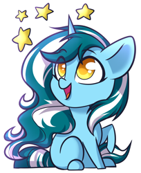 Size: 858x1053 | Tagged: safe, artist:cloud-fly, imported from derpibooru, oc, oc only, oc:sapphire twinkle, pony, unicorn, chibi, cute, female, mare, simple background, solo, transparent background