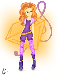 Size: 1536x2048 | Tagged: safe, artist:catcor, imported from derpibooru, adagio dazzle, equestria girls, blushing, female, solo