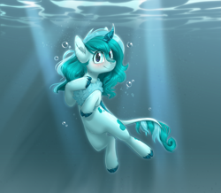 Size: 1783x1555 | Tagged: safe, artist:doekitty, imported from derpibooru, oc, oc only, oc:monsoon, kirin, female, solo, underwater