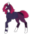 Size: 804x900 | Tagged: safe, artist:malinraf1615, imported from derpibooru, fizzlepop berrytwist, tempest shadow, pony, unicorn, adult blank flank, alternate hairstyle, blank flank, blank flank tempest, broken horn, clothes, female, headcanon, horn, implied oc, implied star tracker, lip bite, mare, markings, raised hoof, redesign, simple background, solo, sweater, transparent background