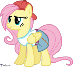 Size: 4353x4000 | Tagged: safe, artist:melisareb, imported from derpibooru, fluttershy, pegasus, pony, '90s, .svg available, 90s grunge fluttershy, absurd resolution, backwards ballcap, badass, baseball cap, cap, clothes, female, gameloft, gameloft interpretation, hat, lidded eyes, mare, retro, simple background, solo, transparent background, vector