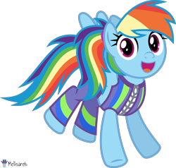 Size: 4206x4000 | Tagged: safe, artist:melisareb, imported from derpibooru, rainbow dash, pegasus, pony, .svg available, absurd resolution, alternate hairstyle, buckball fan gear rainbow dash, buckball uniform, clothes, cute, dashabetes, female, flying, gameloft, gameloft interpretation, jacket, looking at you, mare, pants, ponytail, simple background, solo, sports bra, sweatpants, transparent background, vector, wings