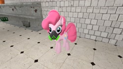 Size: 1920x1080 | Tagged: safe, artist:nightmenahalo117, imported from derpibooru, pinkie pie, pony, 3d, coronavirus, gmod, mask