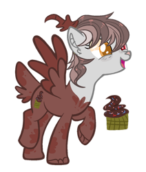 Size: 900x1061 | Tagged: safe, artist:rose-moonlightowo, imported from derpibooru, oc, oc only, oc:pop sprinkle muffin, hybrid, female, interspecies offspring, offspring, parent:derpy hooves, parent:discord, parents:derpcord, simple background, solo, transparent background