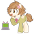 Size: 1729x1738 | Tagged: safe, artist:strawberry-spritz, imported from derpibooru, pegasus, pony, chihiro fujisaki, clothes, danganronpa, female, femboy, male, mare, ponified, simple background, solo, sweater, transparent background