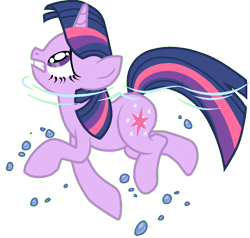 Size: 978x930 | Tagged: safe, artist:scinstigator, artist:scintillant-h, imported from derpibooru, twilight sparkle, pony, unicorn, bubble, female, mare, simple background, solo, swimming, transparent background, unicorn twilight