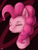 Size: 3543x4724 | Tagged: safe, artist:lin feng, imported from derpibooru, pinkie pie, earth pony, pony, bust, eyes closed, solo, tongue out