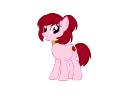 Size: 480x360 | Tagged: safe, alternate version, artist:sleepykoinu, imported from derpibooru, oc, oc only, earth pony, pony, base used, earth pony oc, grin, simple background, smiling, solo, white background